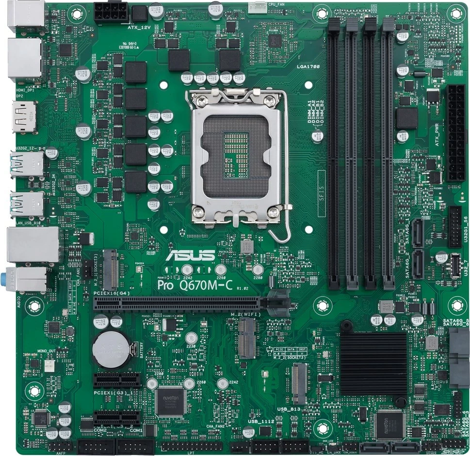 Pllakë amë ASUS PRO Q670M-C-CSM, Socket LGA 1700, micro ATX