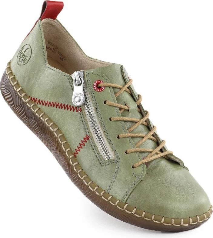 Këpucë Rieker për femra, të gjelbra