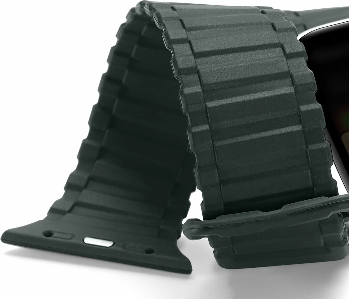 Rrip magnetik silikoni për Apple Watch Dux Ducis Armor Version, 42/44/45/49mm, i gjelbër