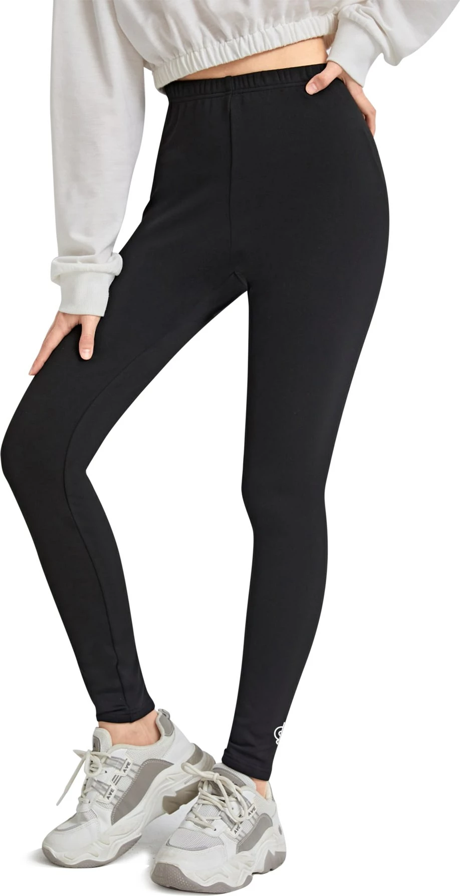 Leggins të zi Jumeon, 230-000324002