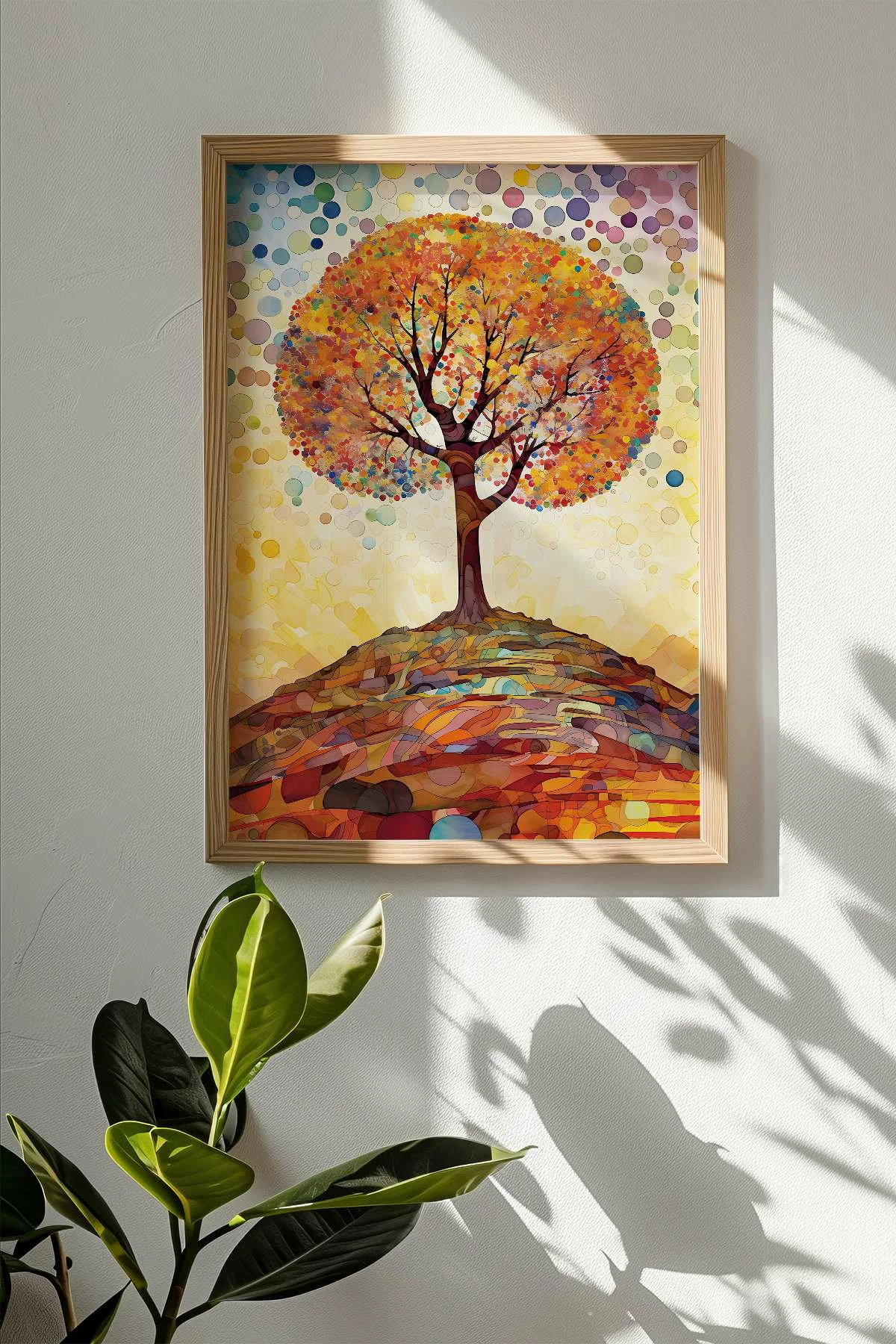 Pikturë dekorative me kornizë, shumëngjyrëshe, Wallity, Mscartmdl33, 33x48cm