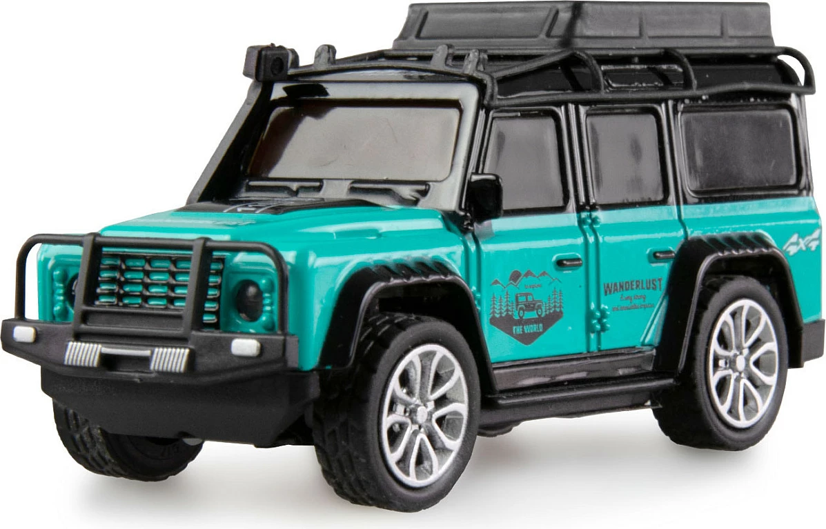 Vetura RC off-road AMEWI 22679, 1:64, 2.4GHz, bateri 150 mAh, drita, e gjelbër