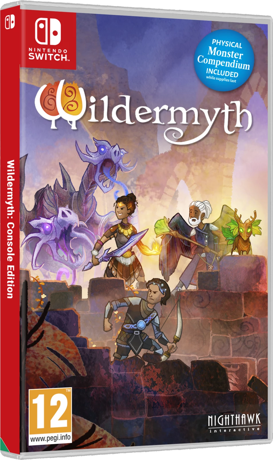Lojë Nintendo Switch Nighthawk Interactive Wildermyth, edicion fizik, Monster Compendium i përfshirë