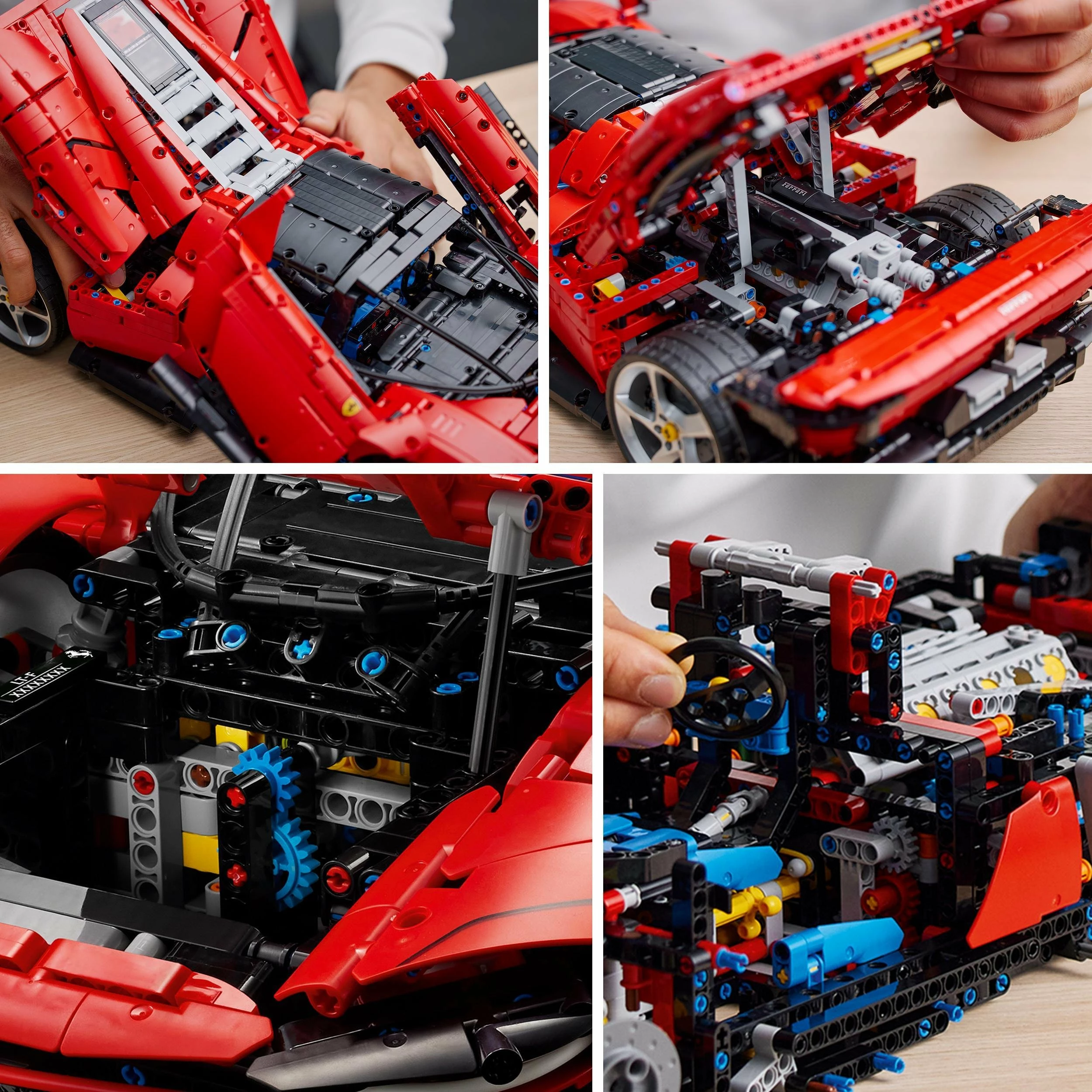 Set LEGO Technic Ferrari Daytona SP3 42143, 3778 copë, 1:18, e kuqe