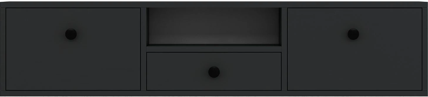 Komodë TV Skye Decor, anthracite, e zezë, 1301-DROP-1