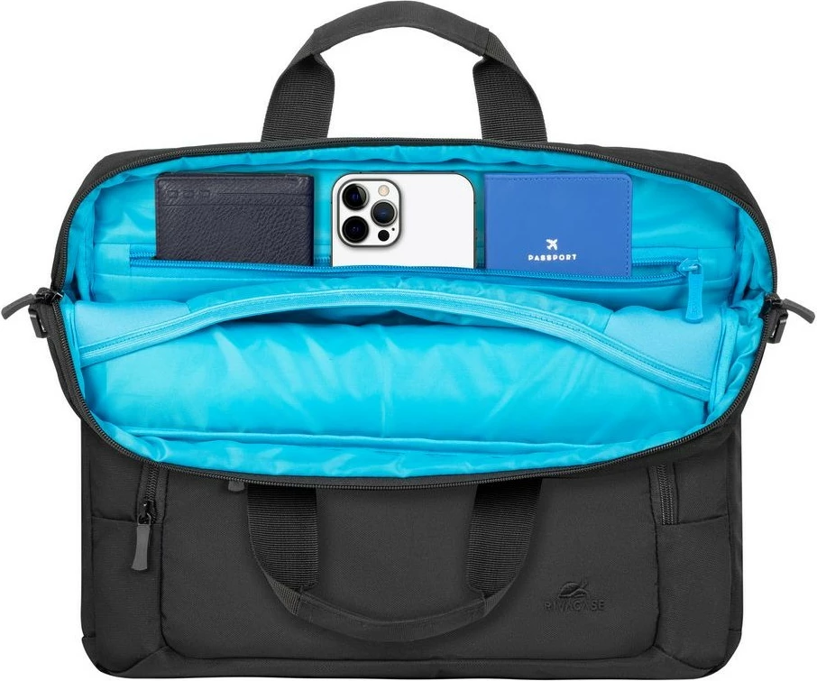 Mbështjellës laptopi RIVACASE Alpendorf 7521, 13.3-14 inç, i zi