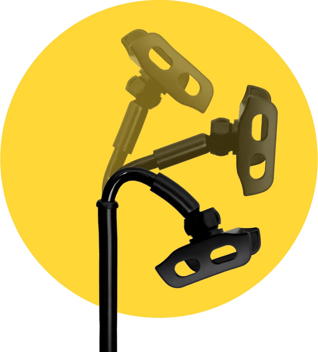 Mbajtës tavoline për tabletë dhe celular Wozinsky WTHBK4, i zi