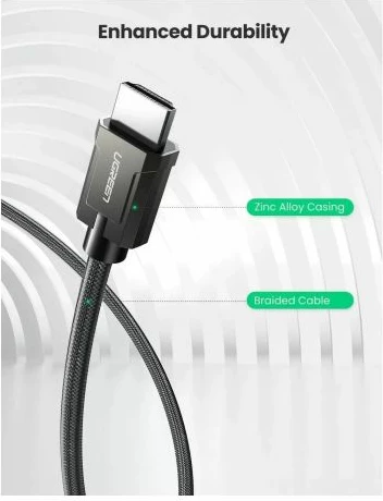 Kabllo HDMI UGREEN 70320, HDMI 2.1 Ultra High Speed 8K, 1.5m, në kuti, e zezë 7