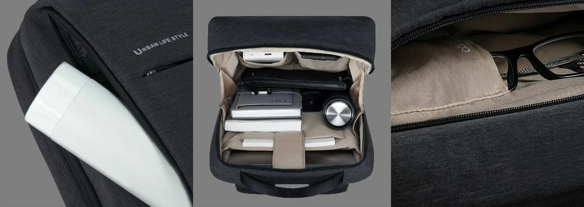 Çantë shpine për laptop Xiaomi Mi City Backpack 2 15.6\" 17L, MI3768299, gri e errët