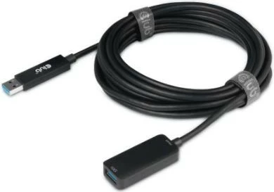 Kabllo USB zgjatës Club3D USB 3.2, 5m, 10Gbps, e zezë