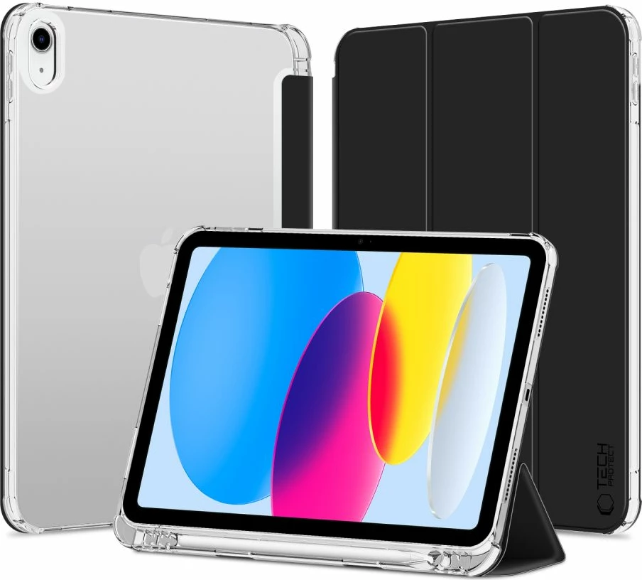 Mbështjellës tablet Tech-Protect SC Pen Hybrid për iPad 10.9" (2022), e zezë