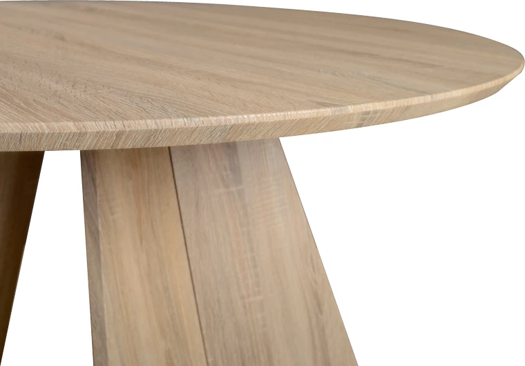 Tavolinë Bibble MDF, ngjyrë natyrale, D120x76cm