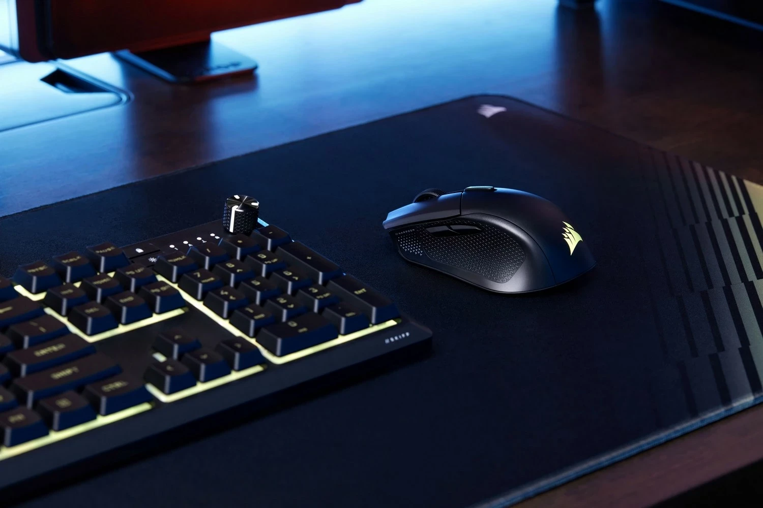 Maus gaming Corsair Harpoon V2 Wireless, RGB, 26K DPI, 6 butona, i zi