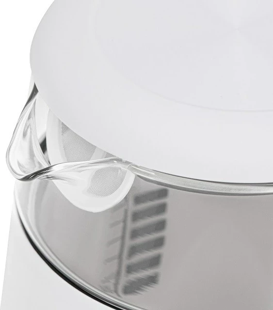 Çajnik elektrik Adler AD 1305ws, 1.7L, i bardhë/argjendtë