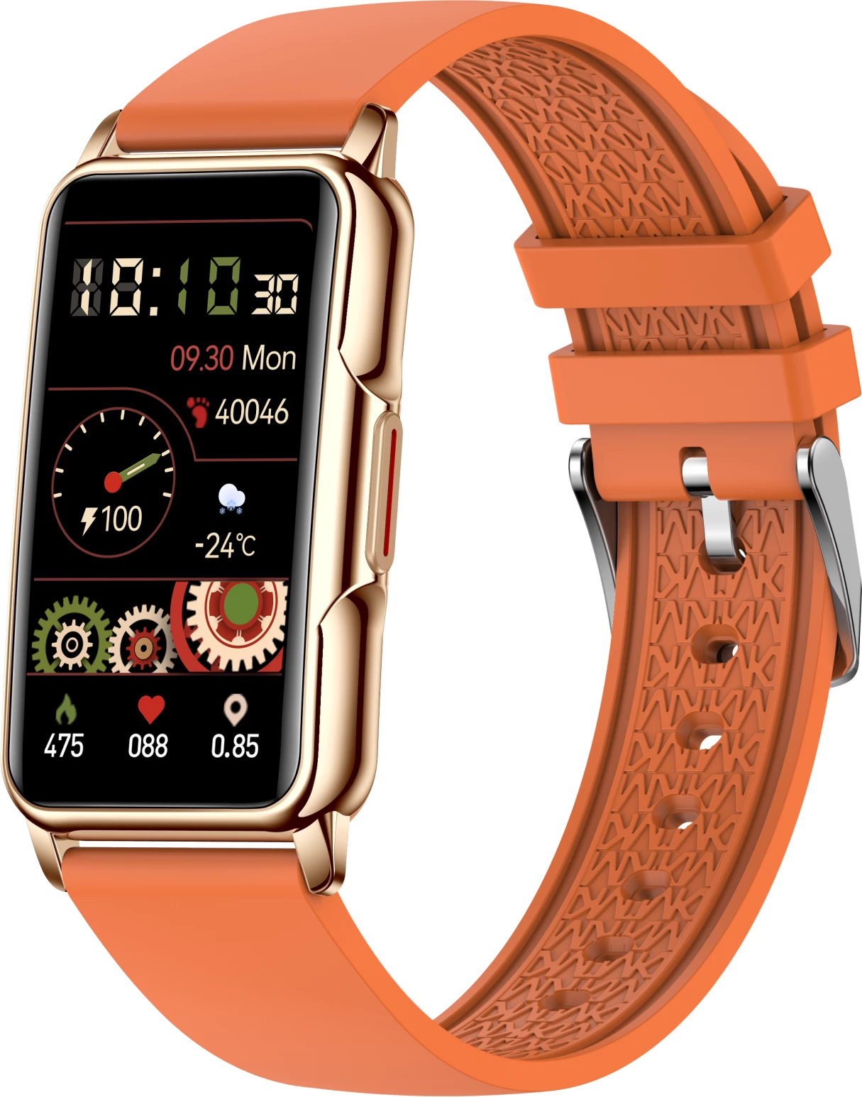 Smartwatch Moye Kronos Fit Buddy 1.47\" IP67 Bluetooth 5.0, portokalli