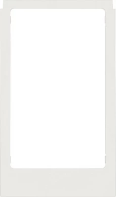 Kornizë dekorative Berker 13207009, 1 vend, pa vida, e bardhë me shkëlqim