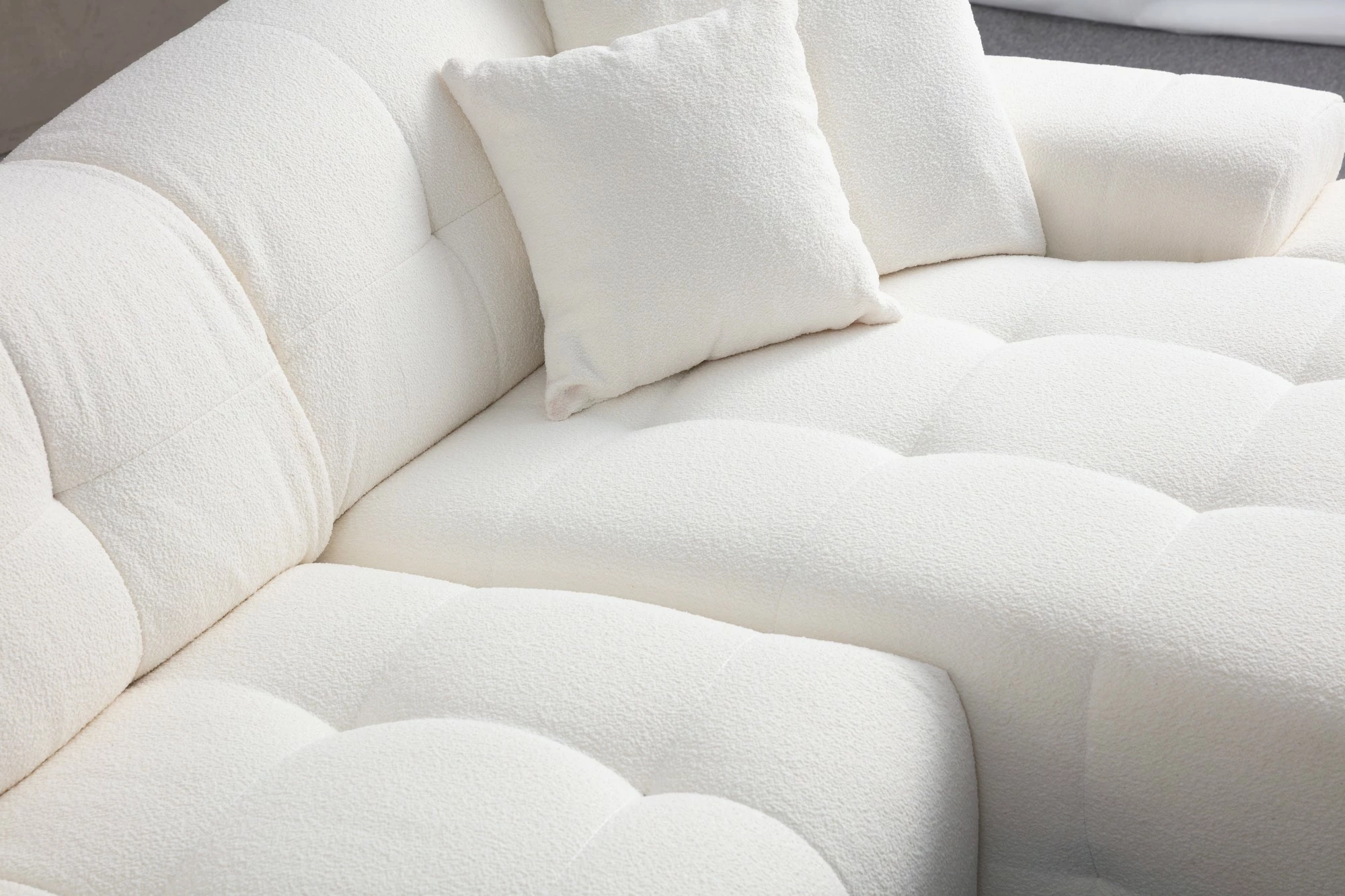 Këndore Pescara, e bardhë, Atelier del Sofa, kënd i djathtë (L2-Chl)