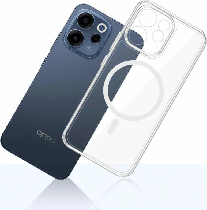 Kapak telefoni 3mk Armor MagCase për Oppo Reno 15 F 5G / Reno 15 FS 5G, transparent
