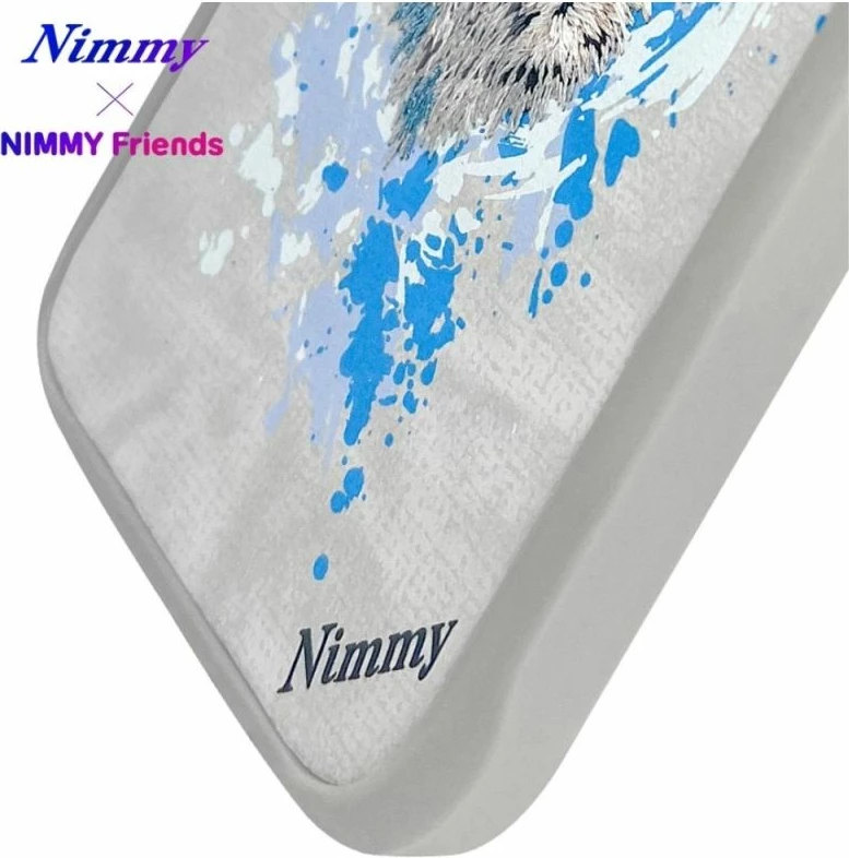 Kapak MagSafe Nimmy Pantera për iPhone 16, gri e çelët