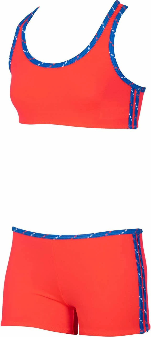 Set bikini sportiv, 2 pjesë, ngjyrë korale, Jumeon