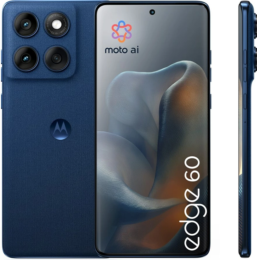 Celular Motorola edge 60, 6.67", 12 GB RAM, 256 GB, 5G, Blu