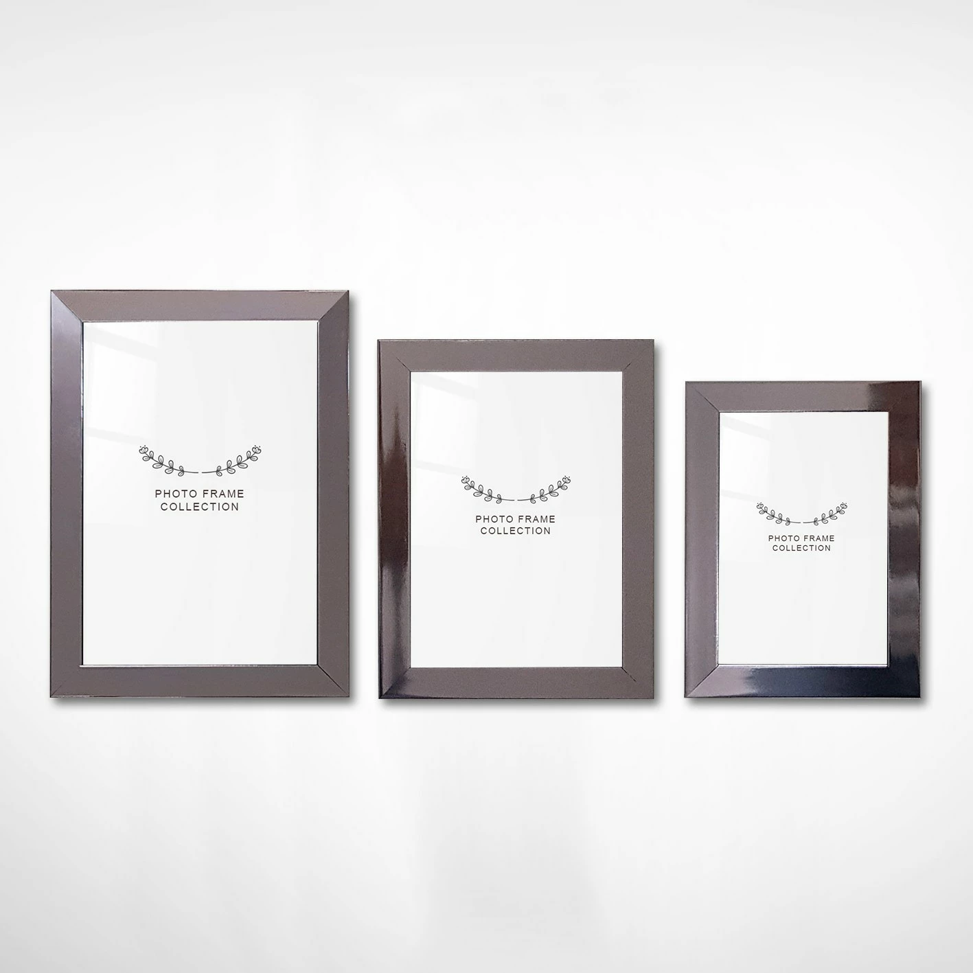Set kornizash për foto, 3 copë, ngjyrë argjendi, Evila Originals, 3IGFC1029