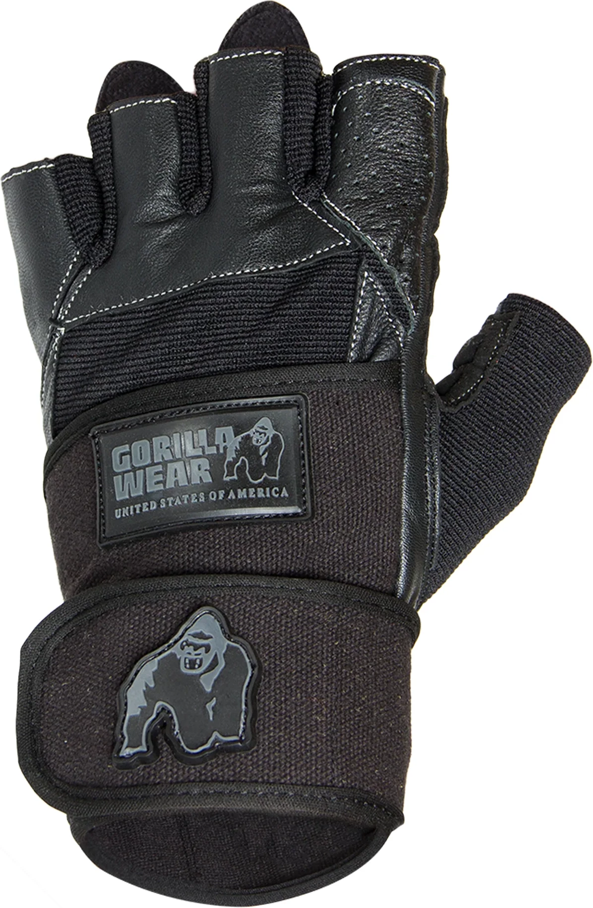 Dallas Wrist Wrap Gloves - Black