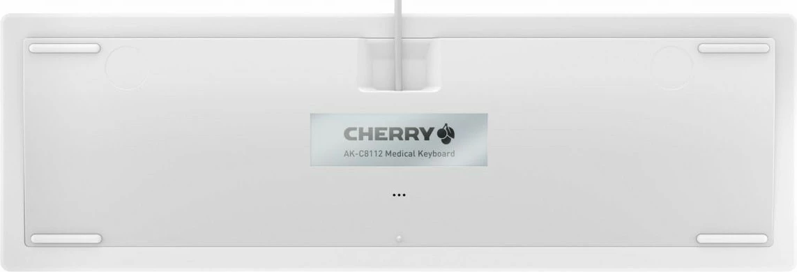 Tastierë Cherry AK-C8112, Full-size, Wired, USB, Scissor key switch, QWERTZ, Bardhë