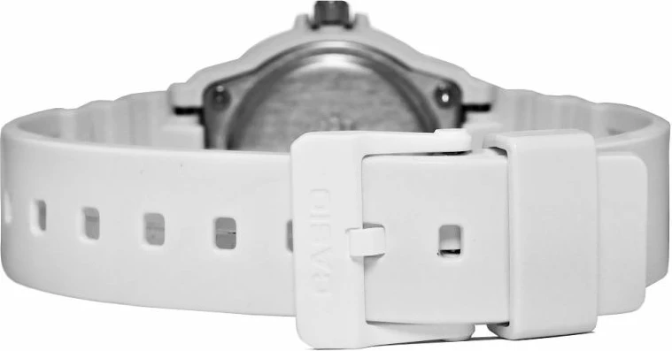 Orë dore Casio për femra, e bardhë