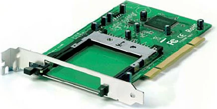Kartë PCI Conceptronic PCMCIA 1-Port, 16-bit/32-bit, e brendshme, Gjelbër/Argjend