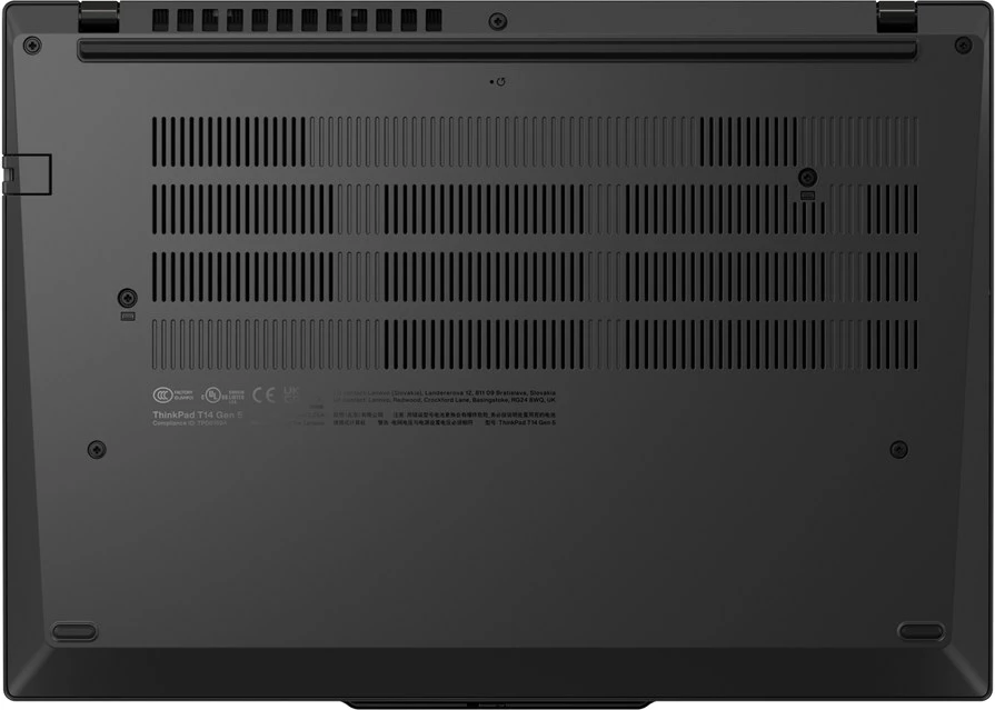 Laptop Lenovo ThinkPad T14 Gen 5, 14", Intel Core Ultra 7 155U, 16 GB RAM, 512 GB SSD, Windows 11 Pro, Zi