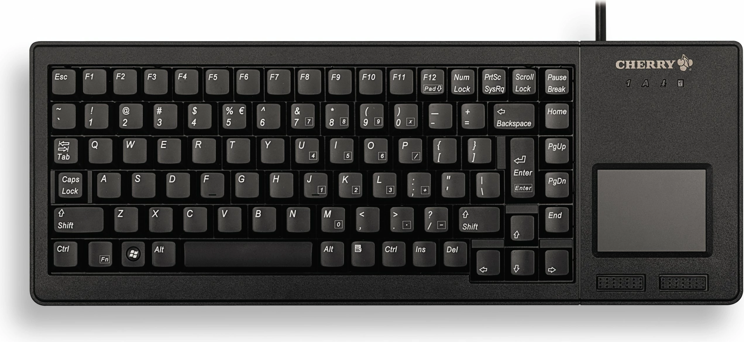 Tastierë Cherry XS G84-5500, Touchpad, USB, e zezë