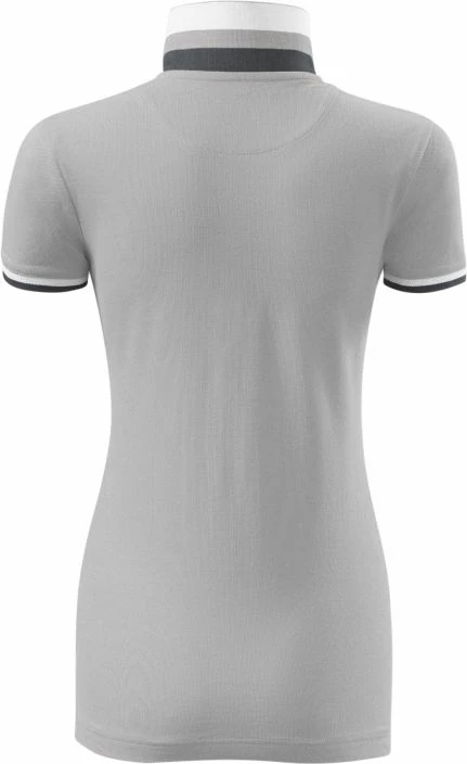 Polo për Femra Malfini, ngjyrë gri e argjendtë