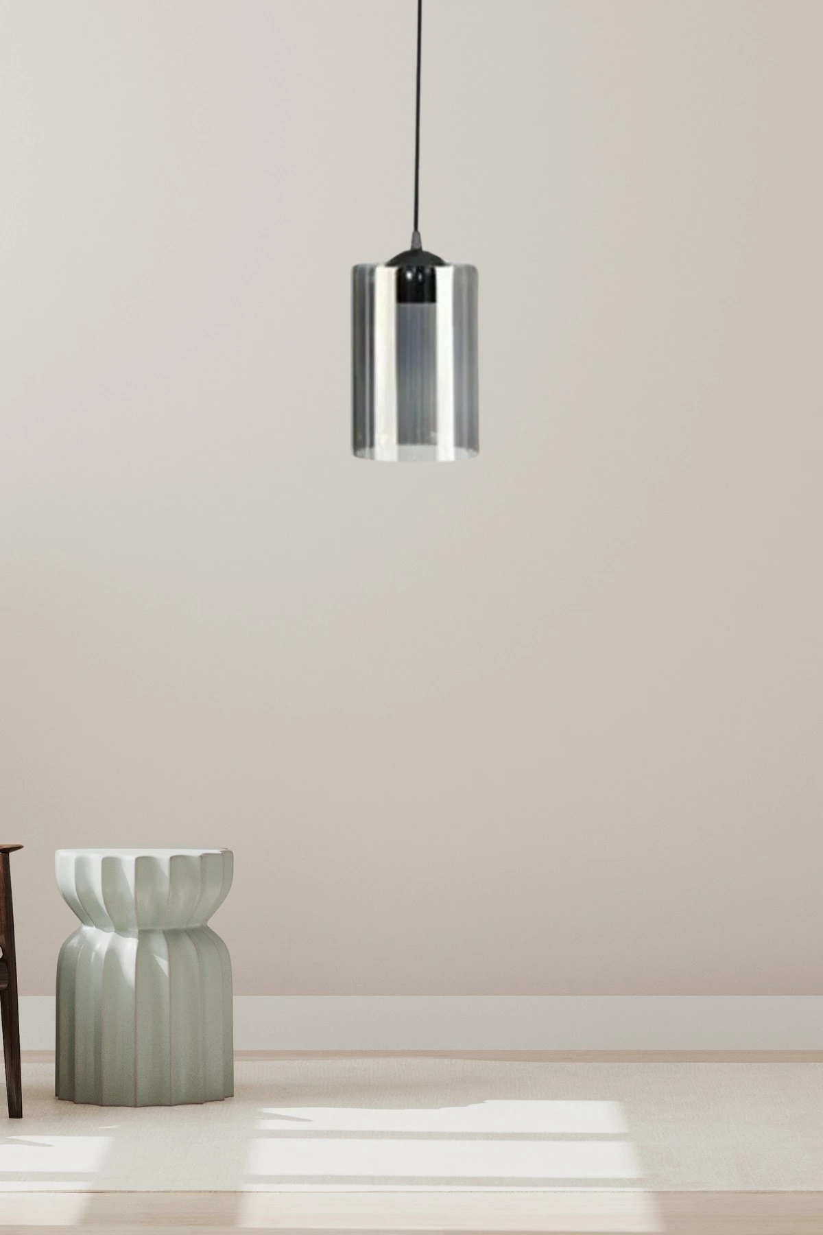 Llambë tavani Opviq, fume, LB056