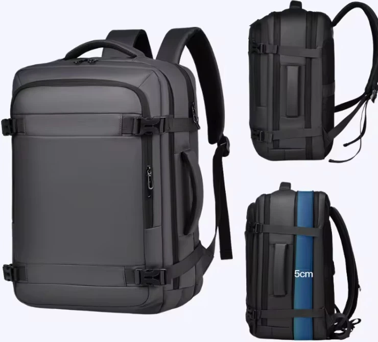 Çantë shpine, 45x30x15-20 cm, hiri