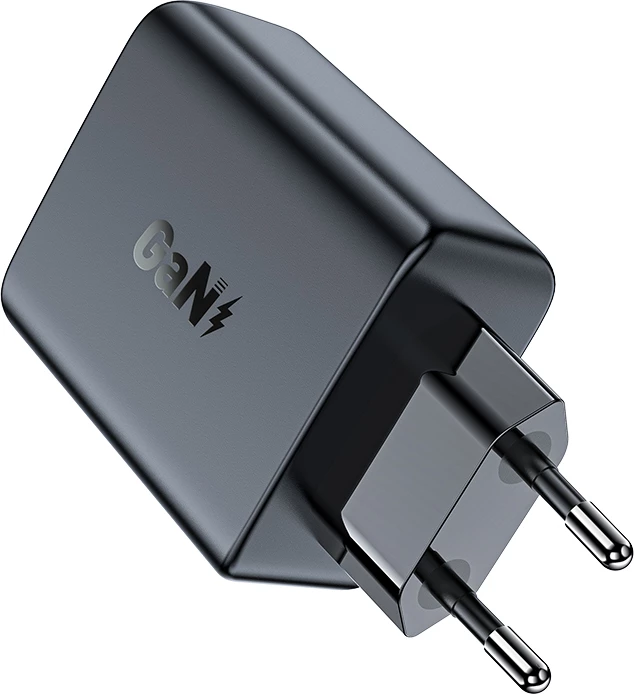 Karikues muri Acefast A29, 50W, 2x USB-C, GaN, i zi