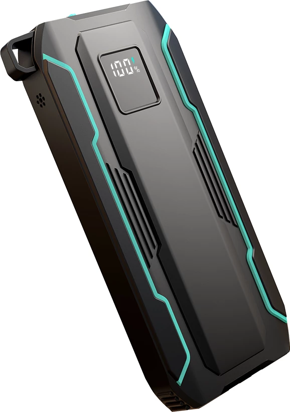 Powerbank Joyroom JR-L017, 10000mAh, 22.5W, me kabllo USB-C/Lightning të integruara, e zezë