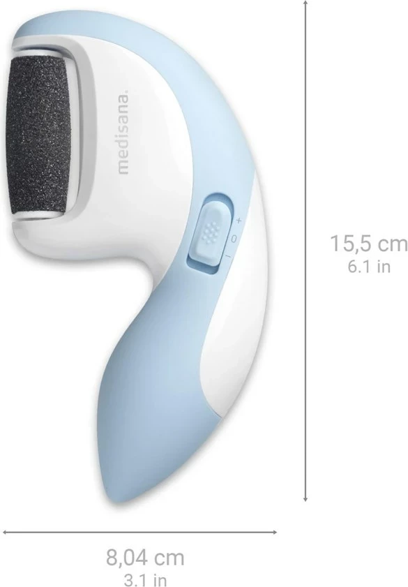 Lëmues thembrash Medisana CR 870, me bateri, Bardhë/Blu