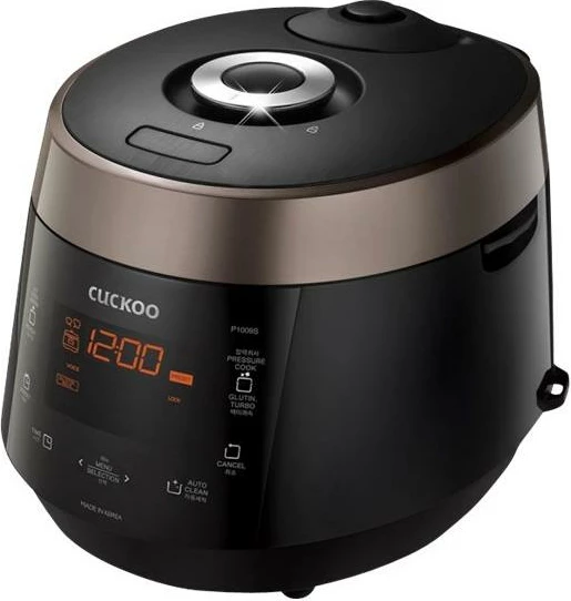 tenxhere elektrike për oriz, Cuckoo, CRP-P1009S, 1.8L me ekran, e zezë/kafe