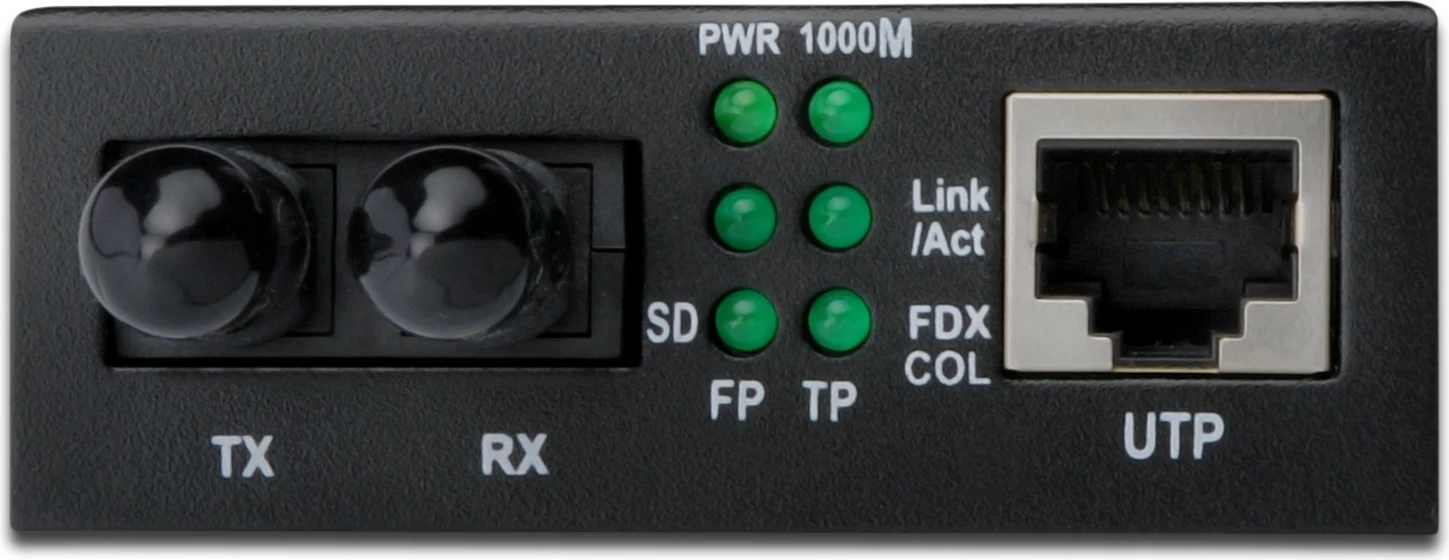 Media konvertues Digitus, Gigabit, 1000Base-T, RJ45/SC, 500m