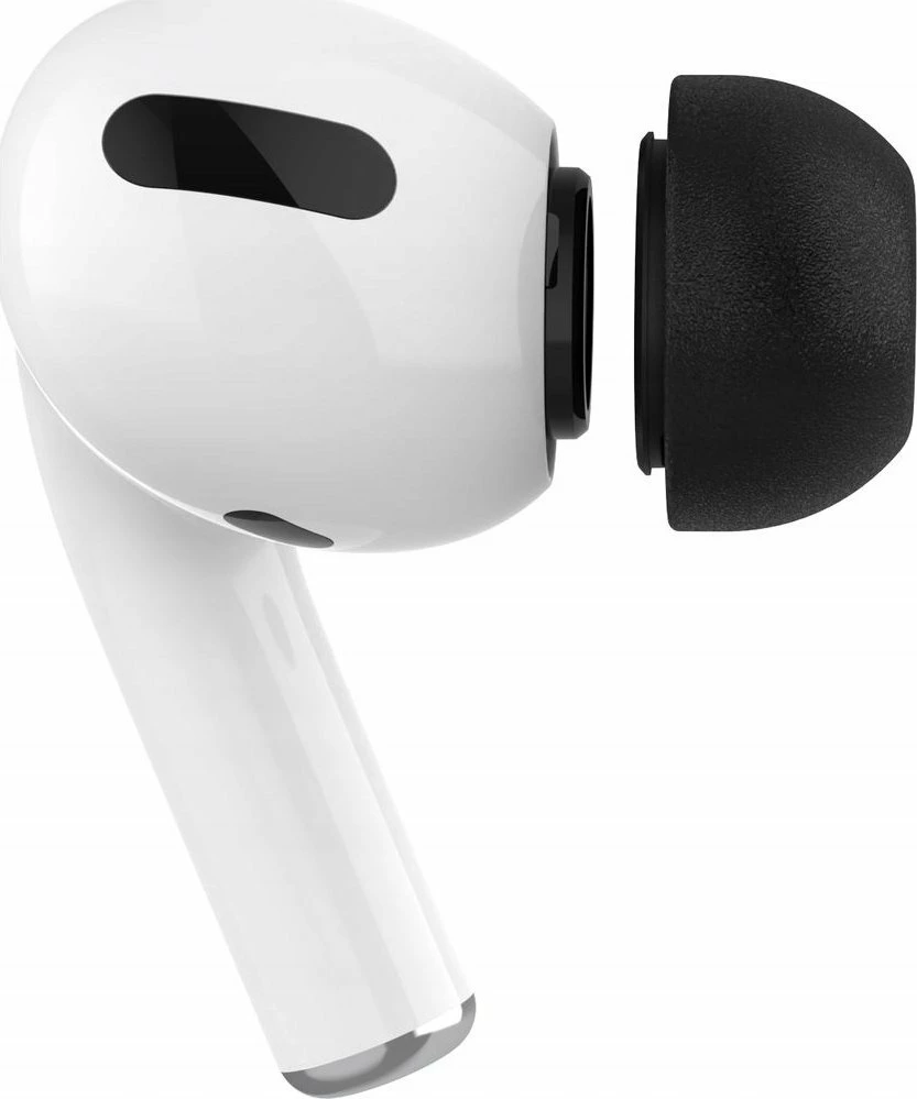 Tapa shkumë për kufje Fixed Plugs Pro për Apple AirPods Pro/Pro 2, madhësi S, 2 sete, të zeza