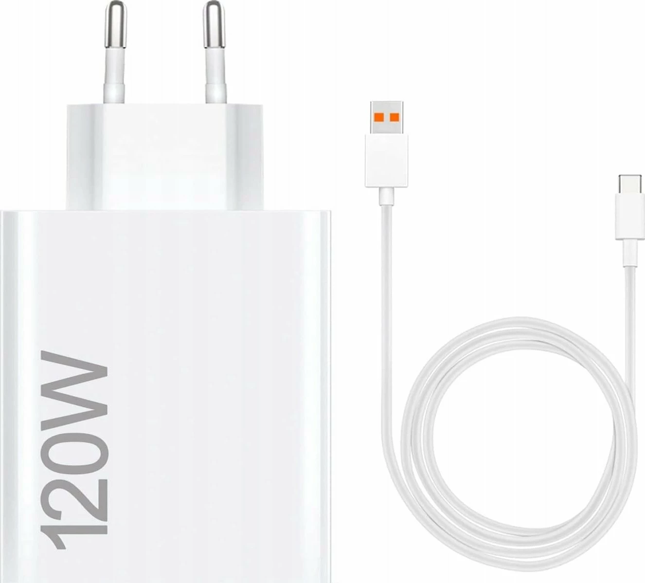 Karikues rrjeti Xiaomi HyperCharge Combo (Type-A) BHR9462EU/MDY-14-EE 120W 1x USB-A me kabllo USB-C, e bardhë