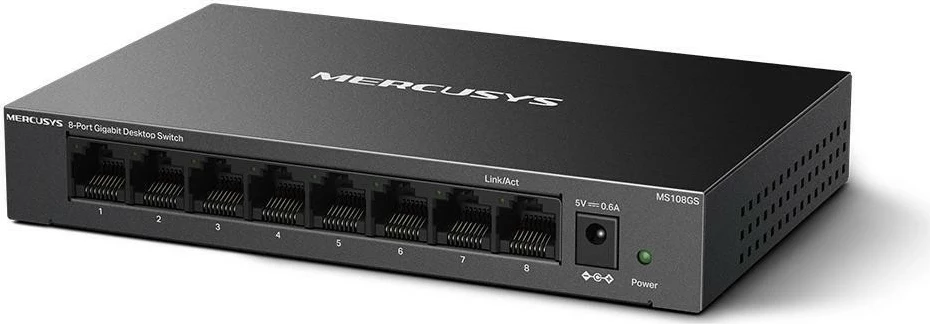 Switch Mercusys MS108GS, 8 porta LAN, i pa menaxhueshëm