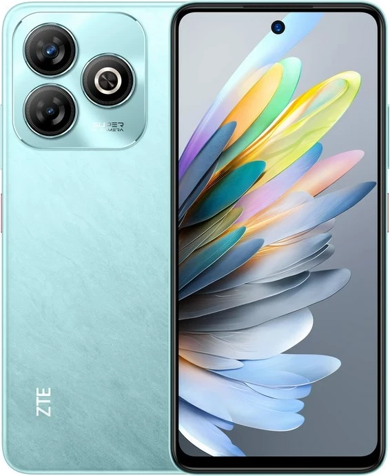 Celular ZTE Blade A75, 6.6", 4 GB RAM, 128 GB, 5000 mAh, Aqua Green