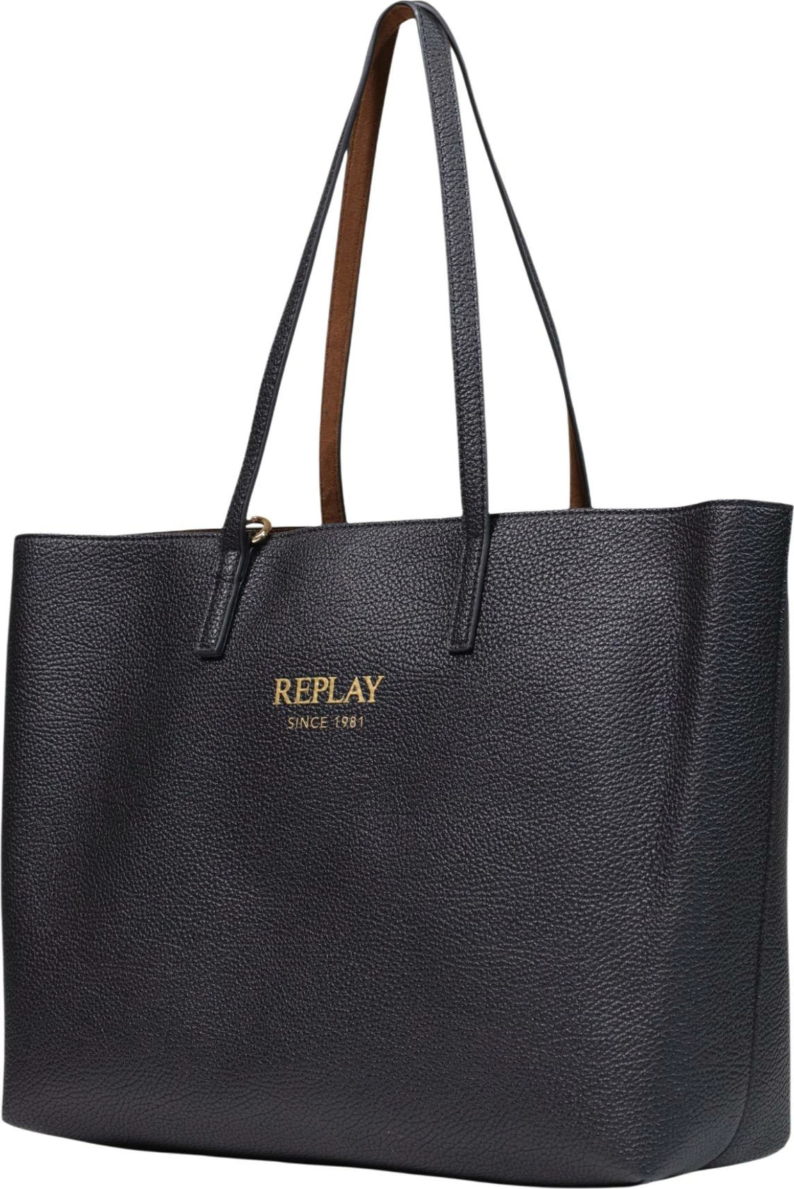 Çantë tote Replay FW01CA.000.A7243Y për femra, e zezë