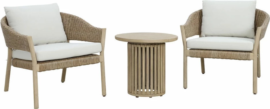 Tavolinë anësore Sumatra, ngjyrë natyrale, 55x55x51 cm