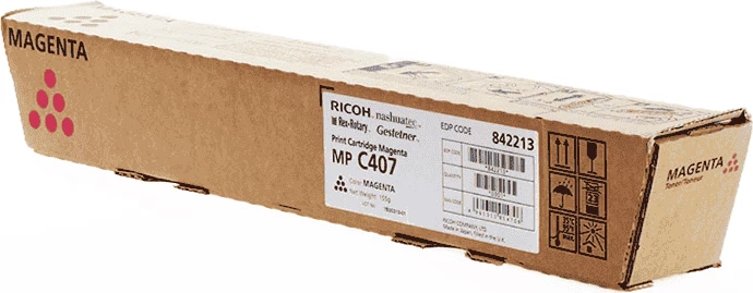 Toner Ricoh MP C407 842213, rendiment 8000 faqe, magenta