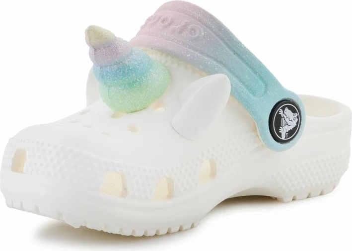 Këpucë për fëmijë Crocs, të bardha