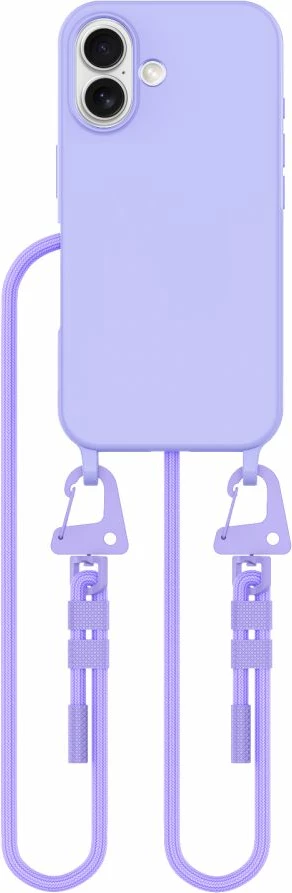 Mbështjellës Tech-Protect Magnecklace për iPhone 16, MagSafe, Vjollcë me litar