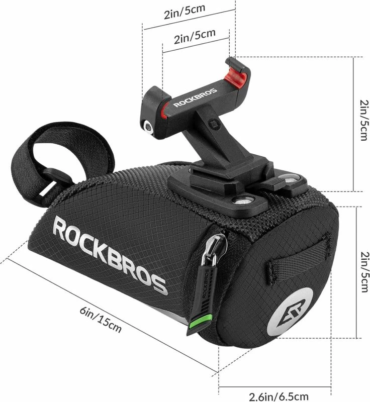 Çantë biçiklete Rockbros C28 nën shalë, e zezë